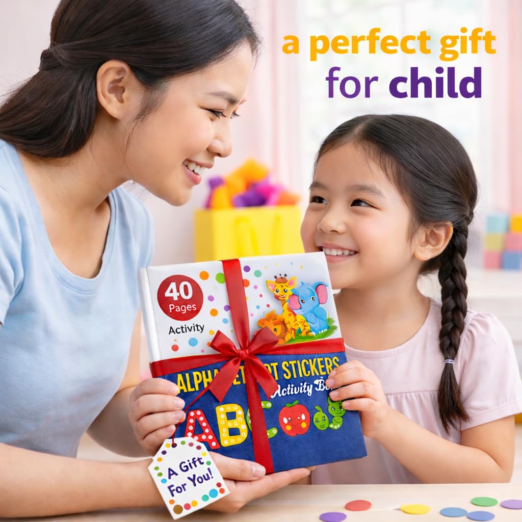 Dot Stickers with book for Kids Activity [Bundle of 3 books with 2700+ stickers]